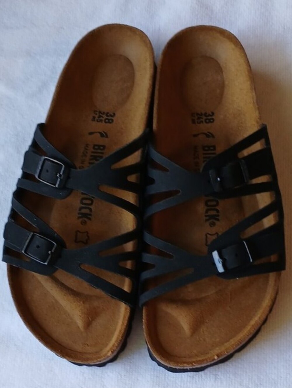 NWOT Birkenstock Granada  Birkibuc EU38 Size 7 Ladies
